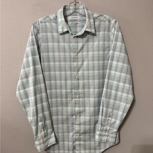 Calvin Klein Men’s Long Sleeve Button-Down Shirt